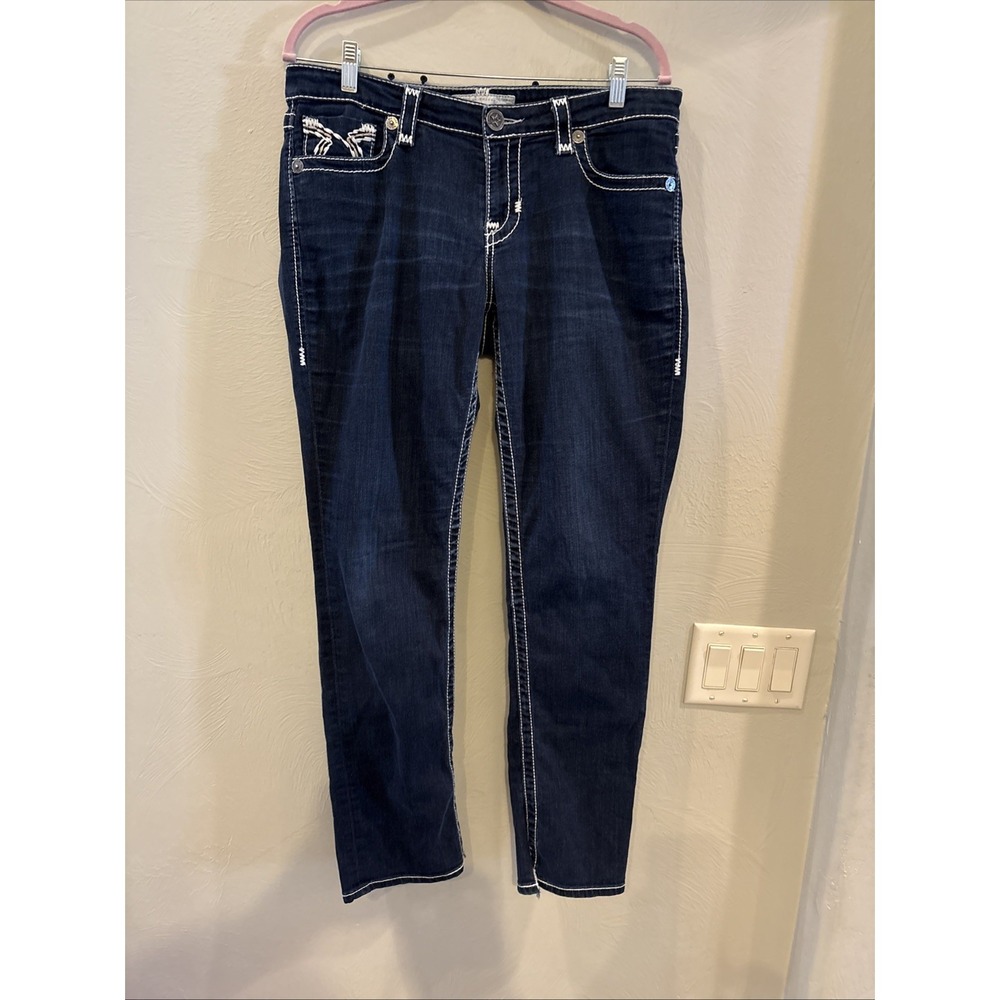 Big Star Maddie Skinny Jeans Women's Size 31R Dark Wash‎ Denim 31 X 31